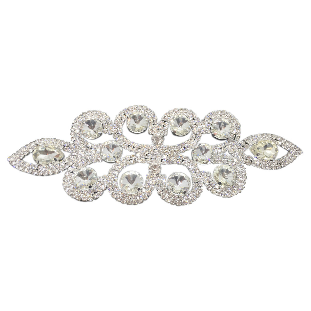 Diamante Motif - 5089 - Silver