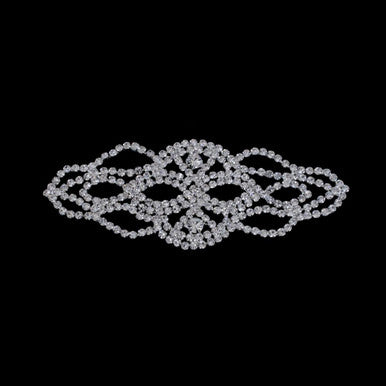 Diamante Motif - B005 - 130mm x 55mm