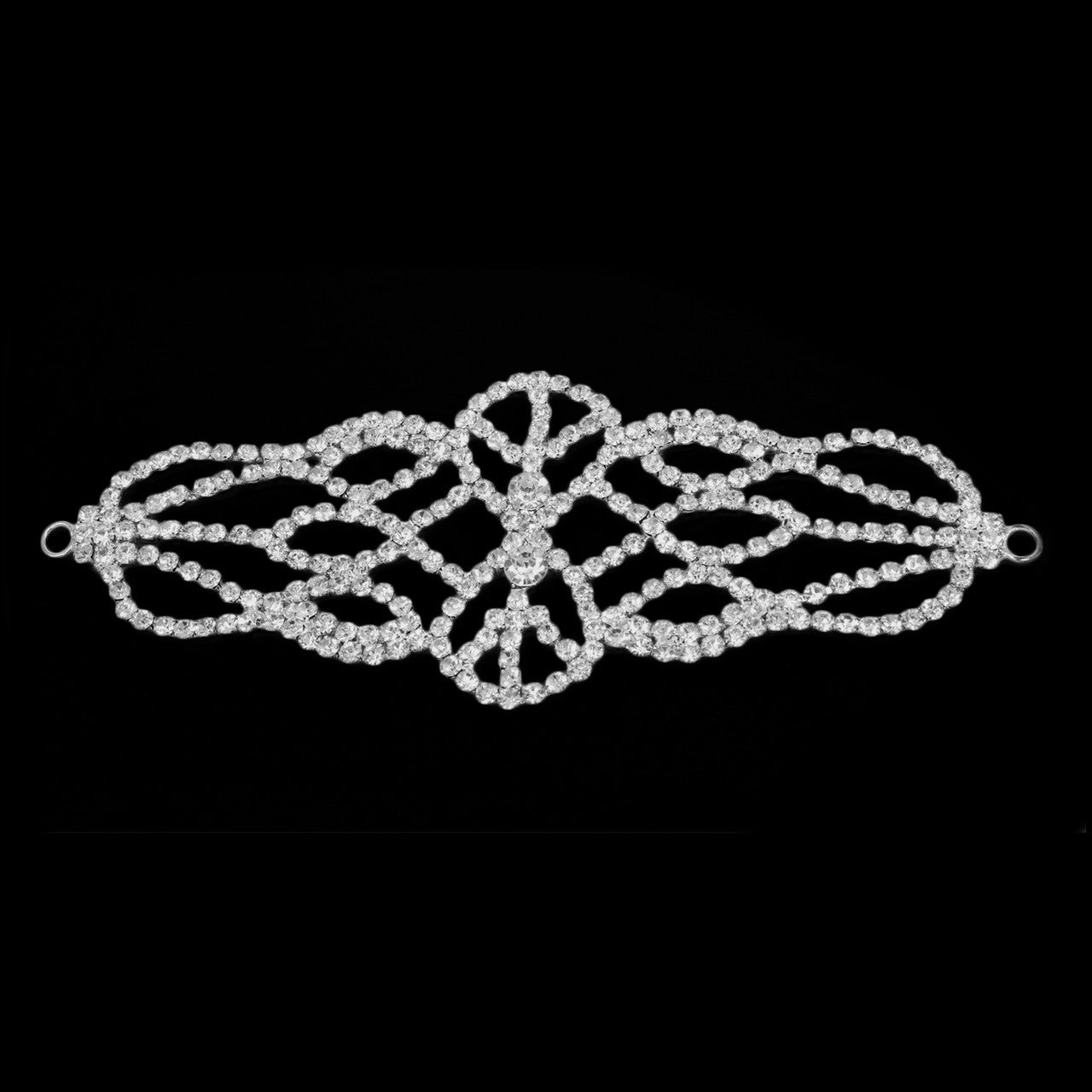 Diamante Motif - B006 - 130mm x 55mm