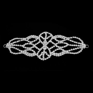 Diamante Motif - B006 - 130mm x 55mm