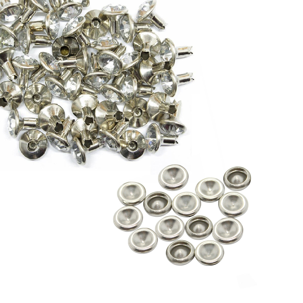 7mm Diamante Rivets