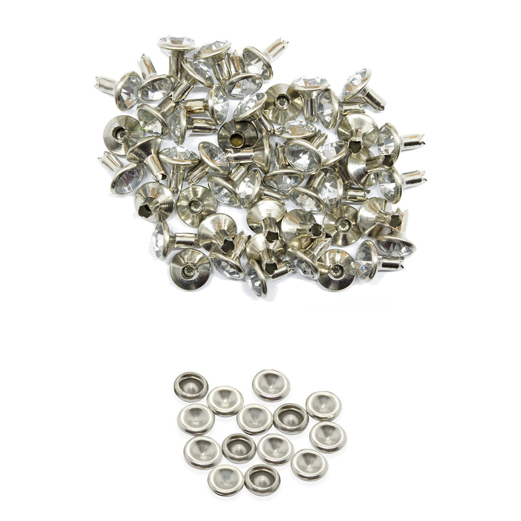 7mm Diamante Rivets