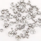 100 Pieces Sew-On Rhinestones