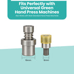 Dome Studs with Pins Die Set for Green Machine Hand Press