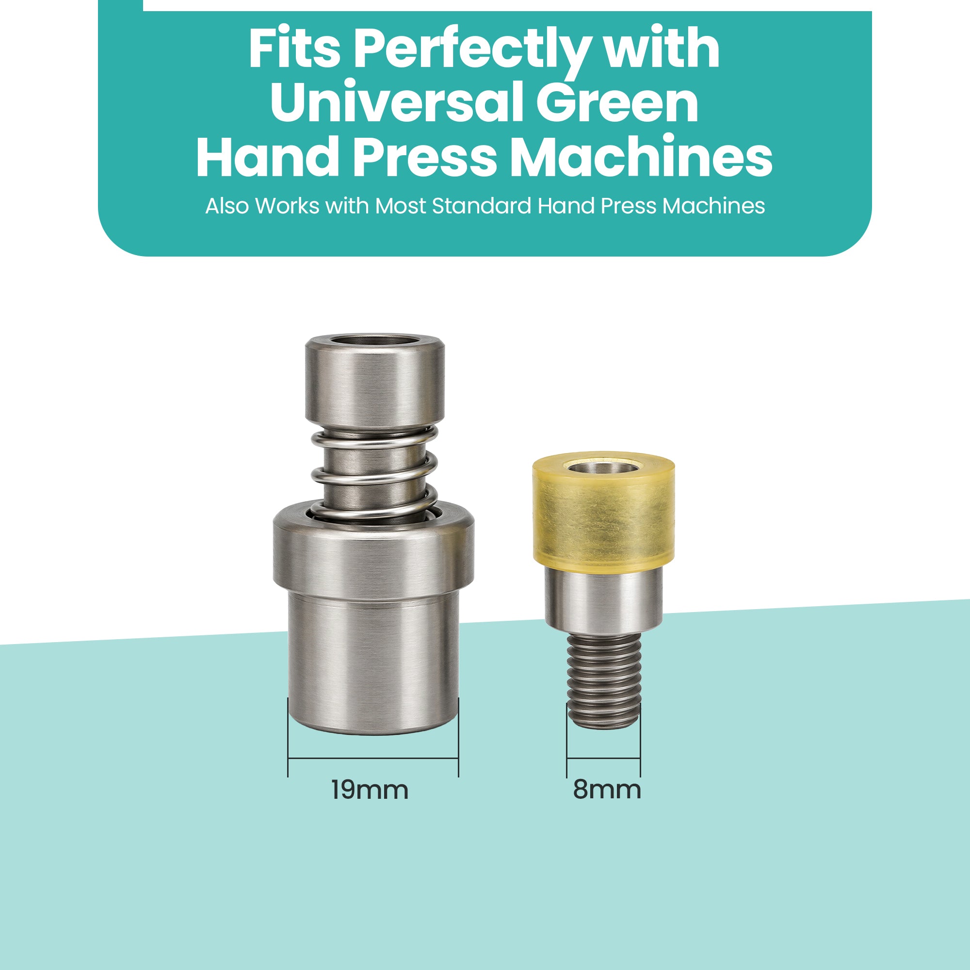 Dome Studs with Pins Die Set for Green Machine Hand Press