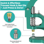 Dome Studs with Pins Die Set for Green Machine Hand Press