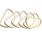 43mm Welded Metal D Ring Fasteners Buckle (Pack of 10)