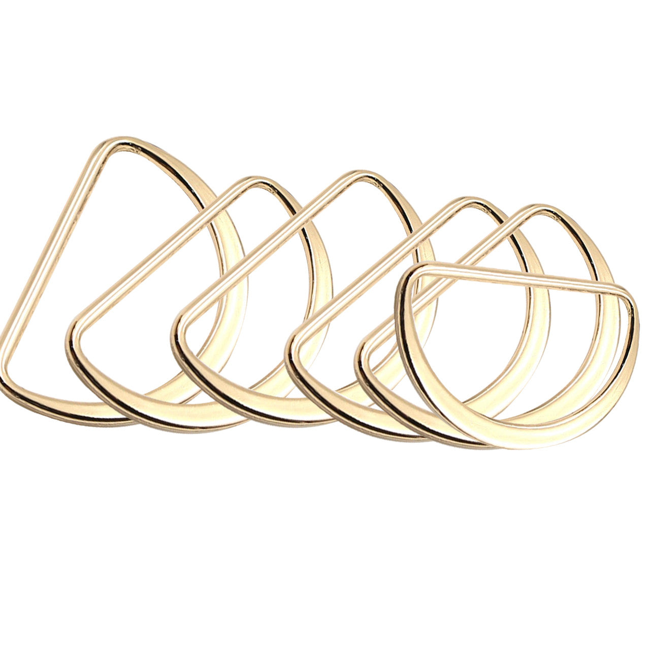 43mm Welded Metal D Ring Fasteners Buckle (Pack of 10)