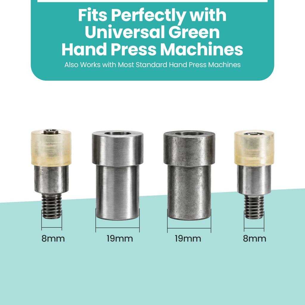12.5mm Double Sided Press Studs Die Set for Green Machine Hand Press