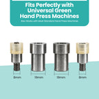 12.5mm Double Sided Press Studs Die Set for Green Machine Hand Press