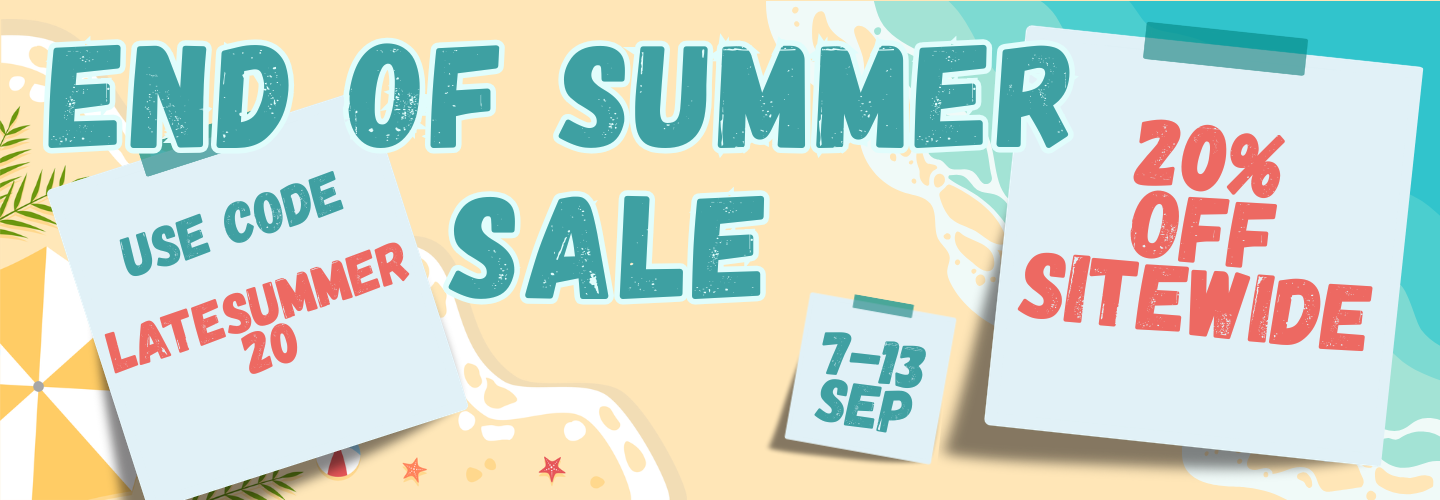 20% Off Sitewide - Code: LATESUMMER20