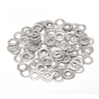 6.5mm Iron Eyelets Grommets with Aluminium Washers (Pack of 50)