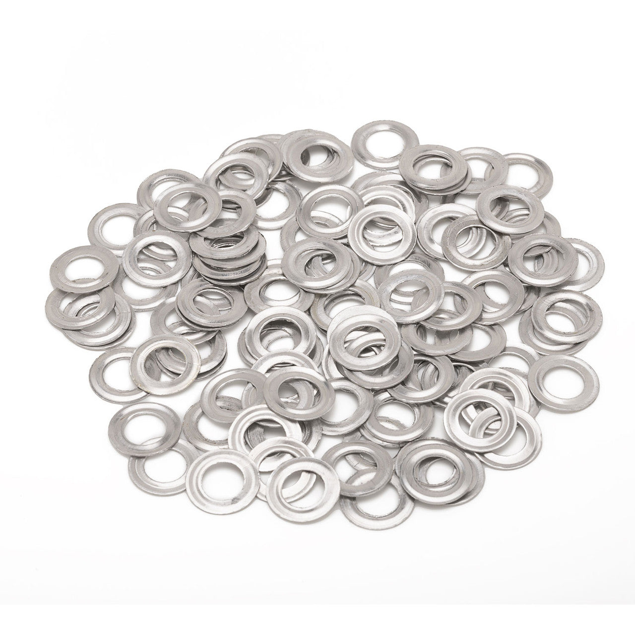 6.5mm Iron Eyelets Grommets with Aluminium Washers (Pack of 50)