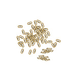 Brass Oval Eyelets with Washers – Pack of 50