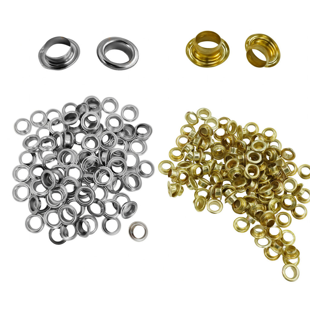 Iron Eyelets without Washers