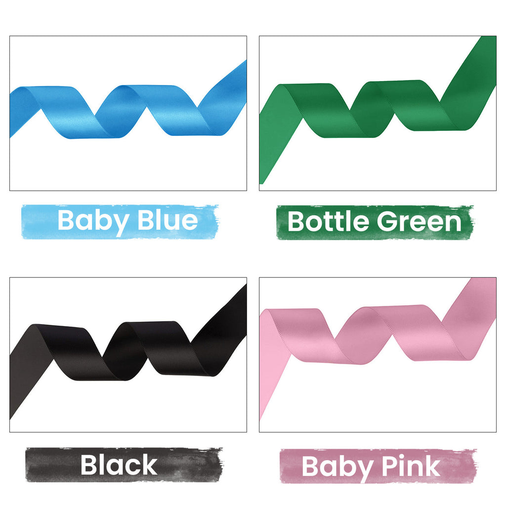 1m Double Sided Satin Ribbon