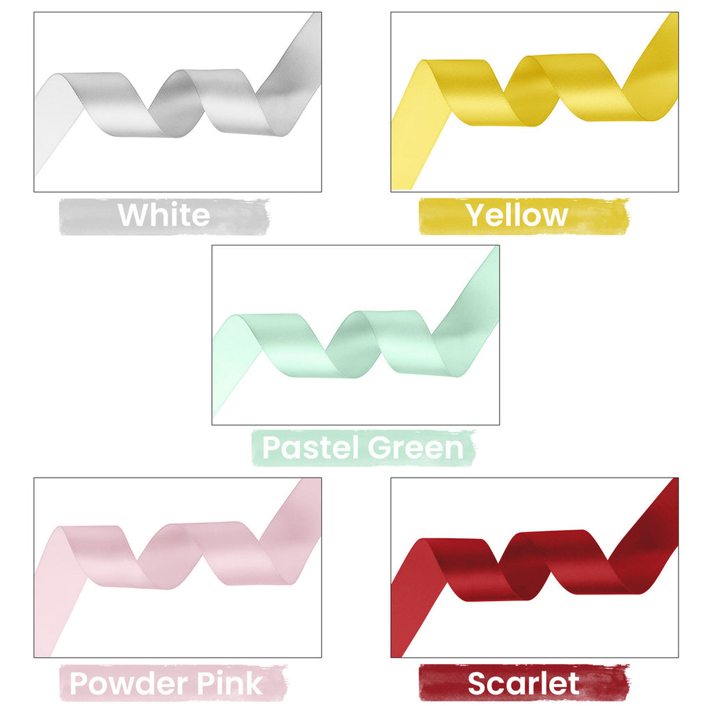 1m Double Sided Satin Ribbon