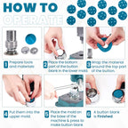 Large Dies for Fabric Button Covering Hand Press Machine
