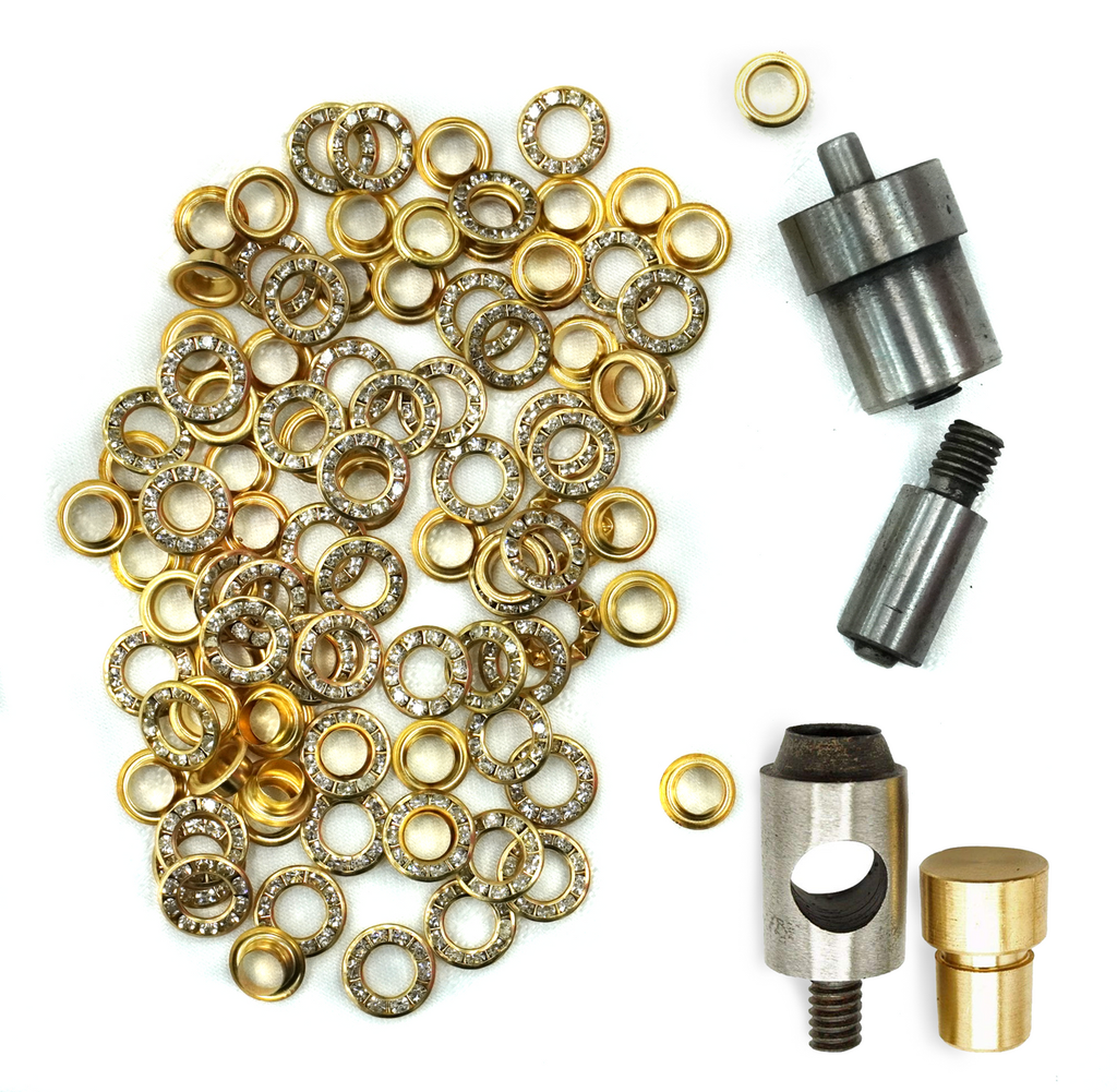 6mm Diamante Eyelet Bundle