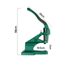 The Green Machine Hand Press® with Hole Punching Die Set