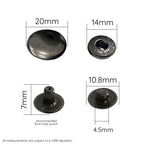 Trimming Shop S Spring Press Studs (pack of 10 sets)