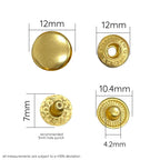 Trimming Shop S Spring Press Studs (pack of 10 sets)