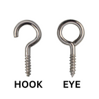 Hook and Eye Screws