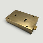 Rim Lock Large – Polished Brass