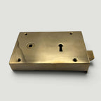 Rim Lock Large – Polished Brass