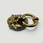 Lions Head Ring Knocker – Polished Brass