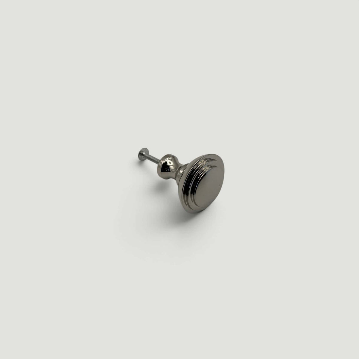 Stepped Cupboard Knob 40mm – Polished Nickel