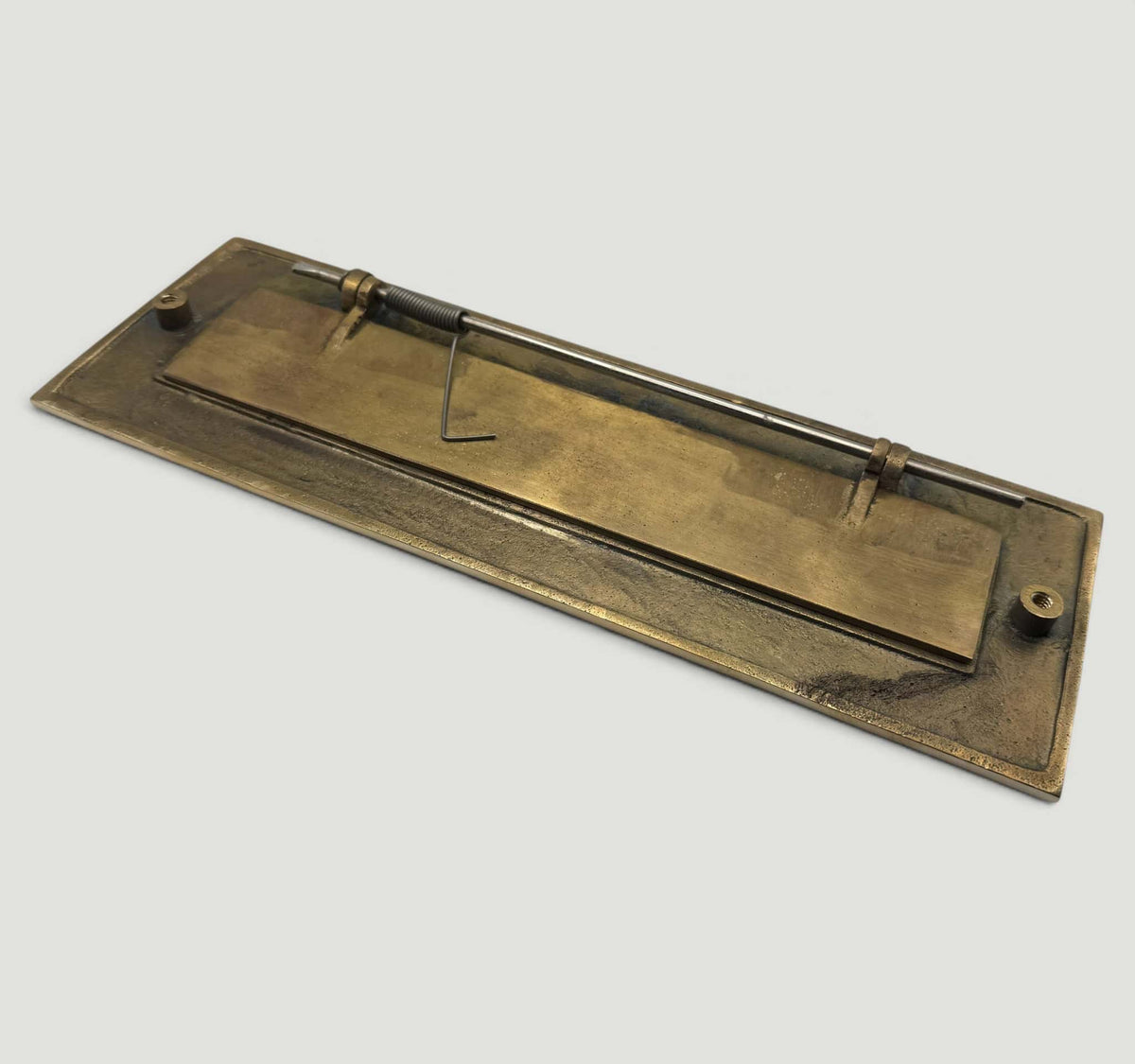 12" Letter Box – Polished Brass