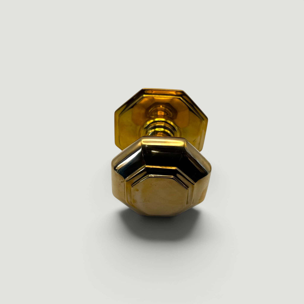 Small Door Pull – Polished Brass