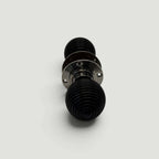 Ebony Beehive Door Knob – Polished Nickel