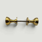 Stepped Door Knob – Polished Brass