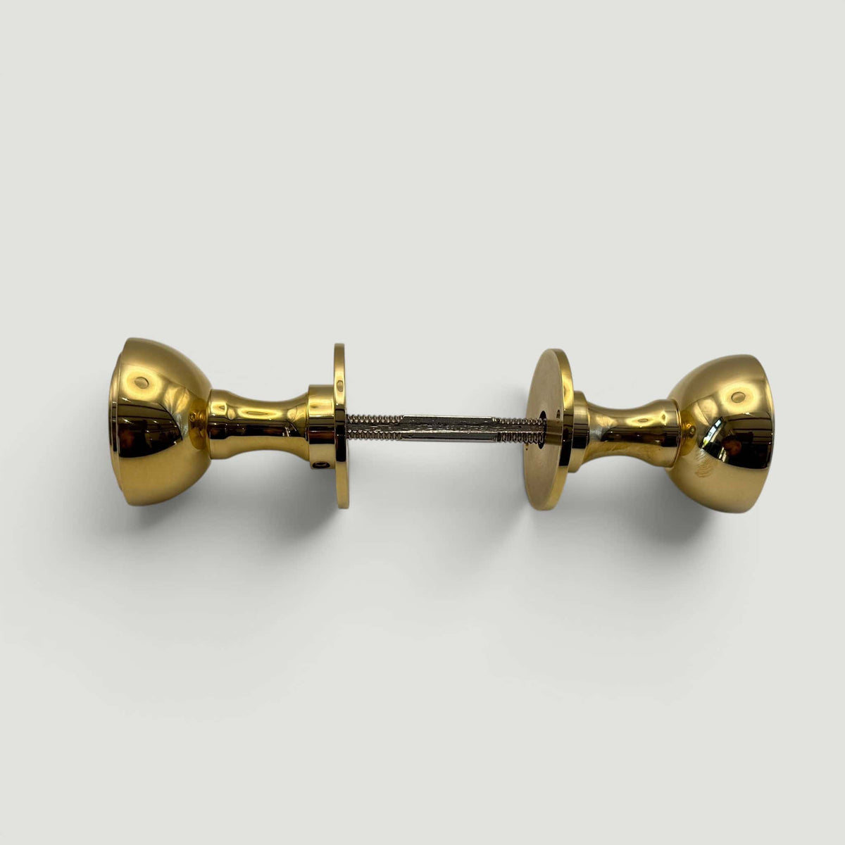 Stepped Door Knob – Polished Brass