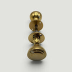 Stepped Door Knob – Polished Brass