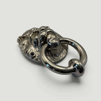 Lions Head Ring Knocker – Polished Nickel