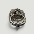 Lions Head Ring Knocker – Polished Nickel