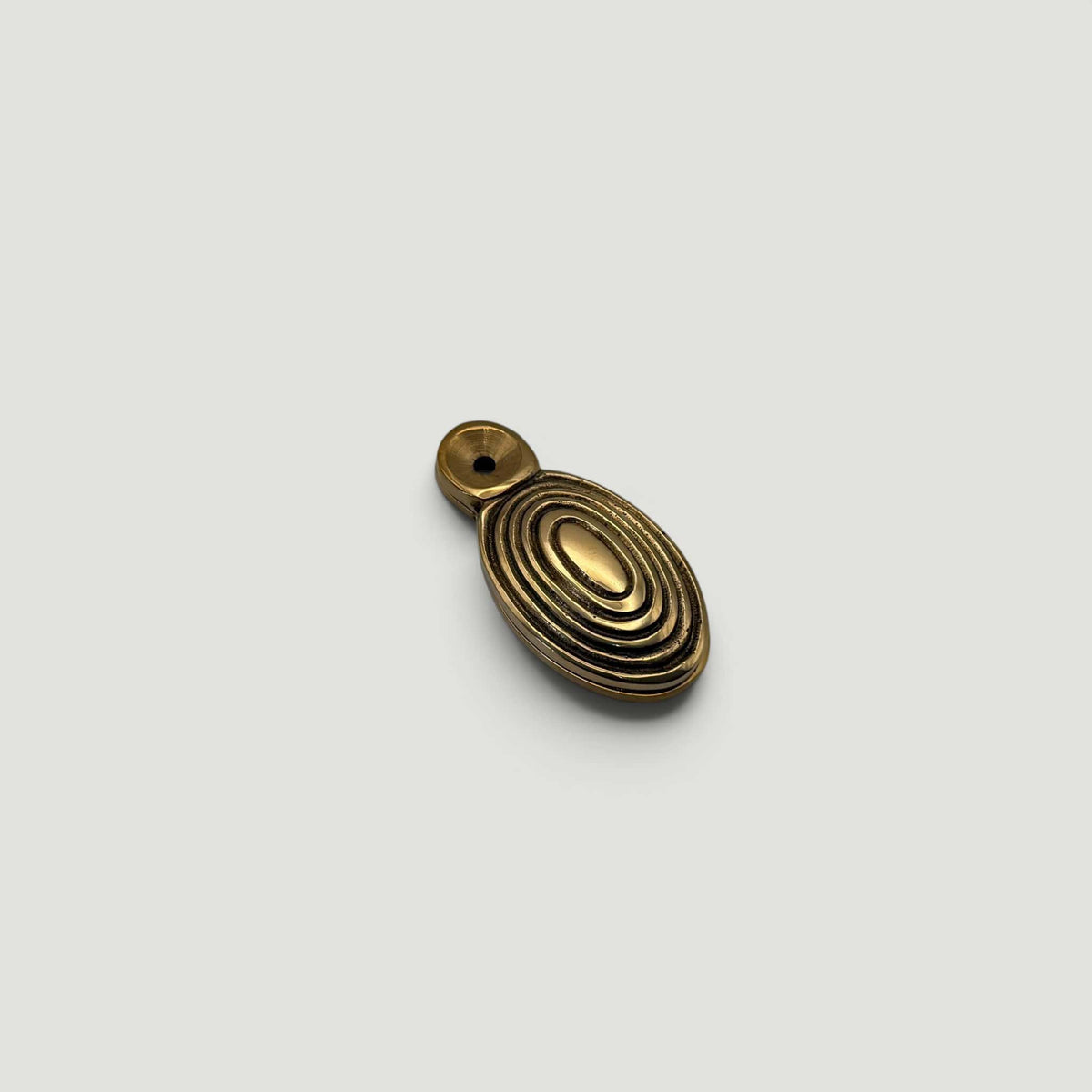 Beehive Escutcheon – Aged Brass