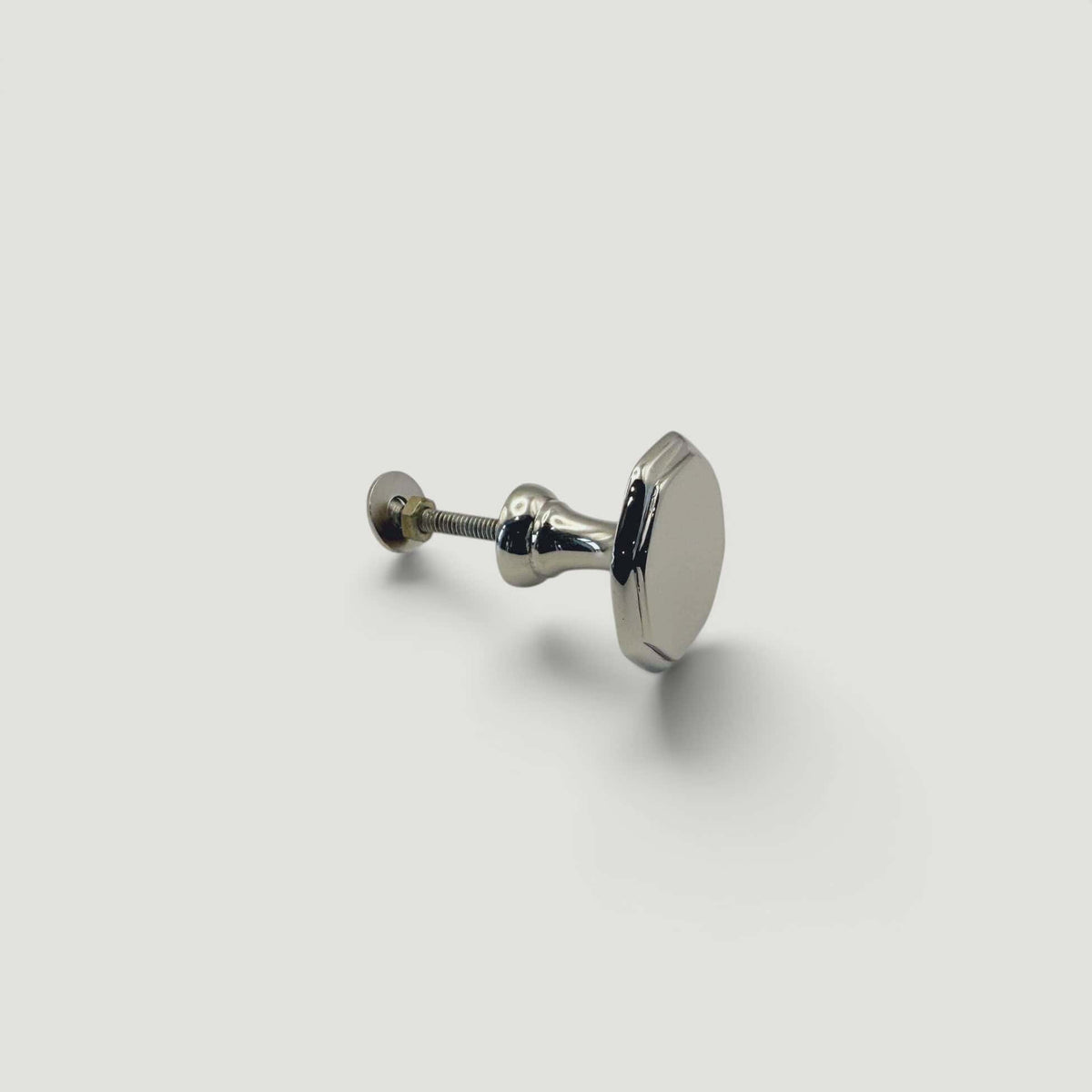 Octagonal Cupboard Knob 32mm – Polished Nickel