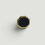 Octagonal Cupboard Knob 44mm – Polished Brass