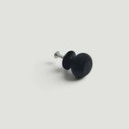Beehive Cupboard Knob 30mm – Black