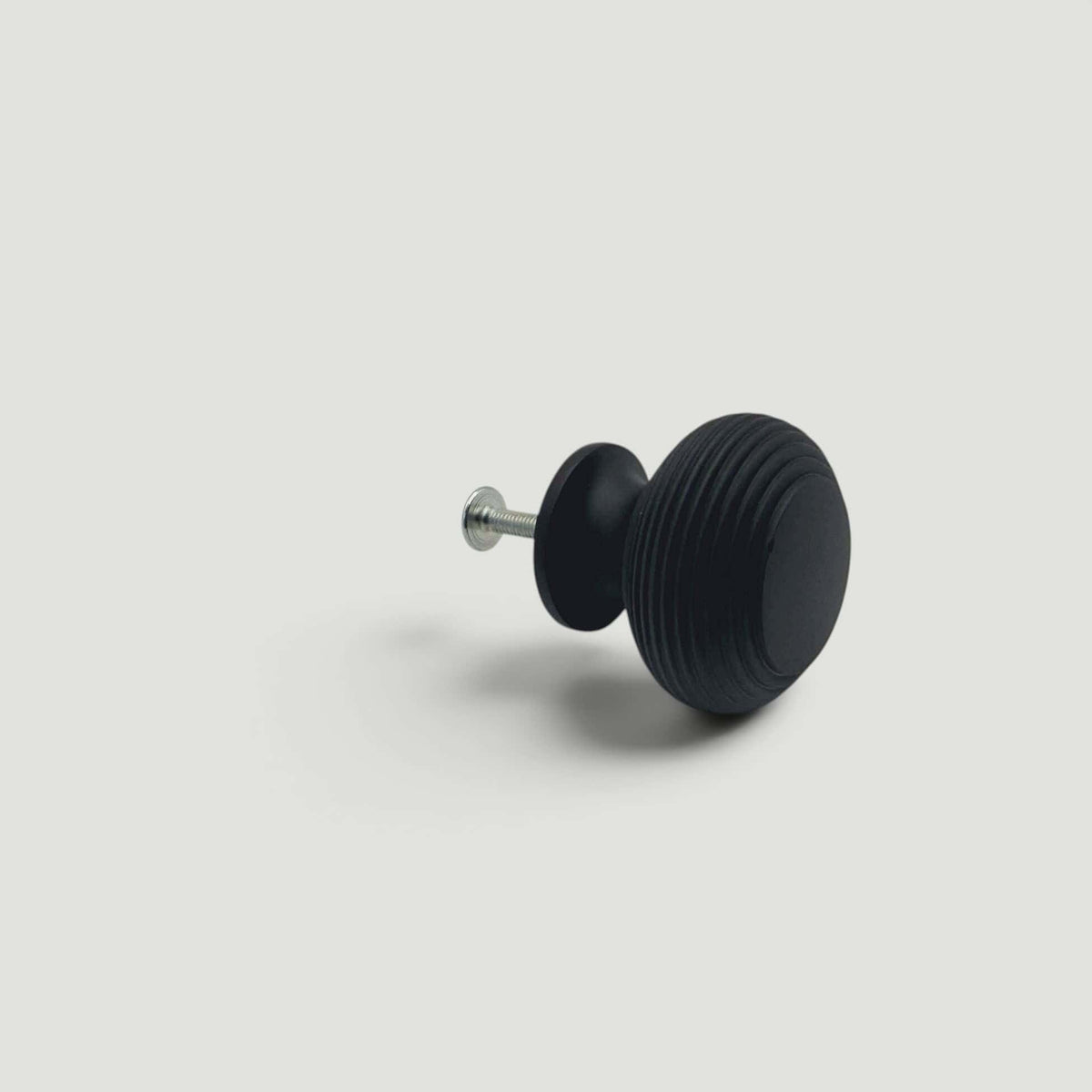 Beehive Cupboard Knob 40mm – Black