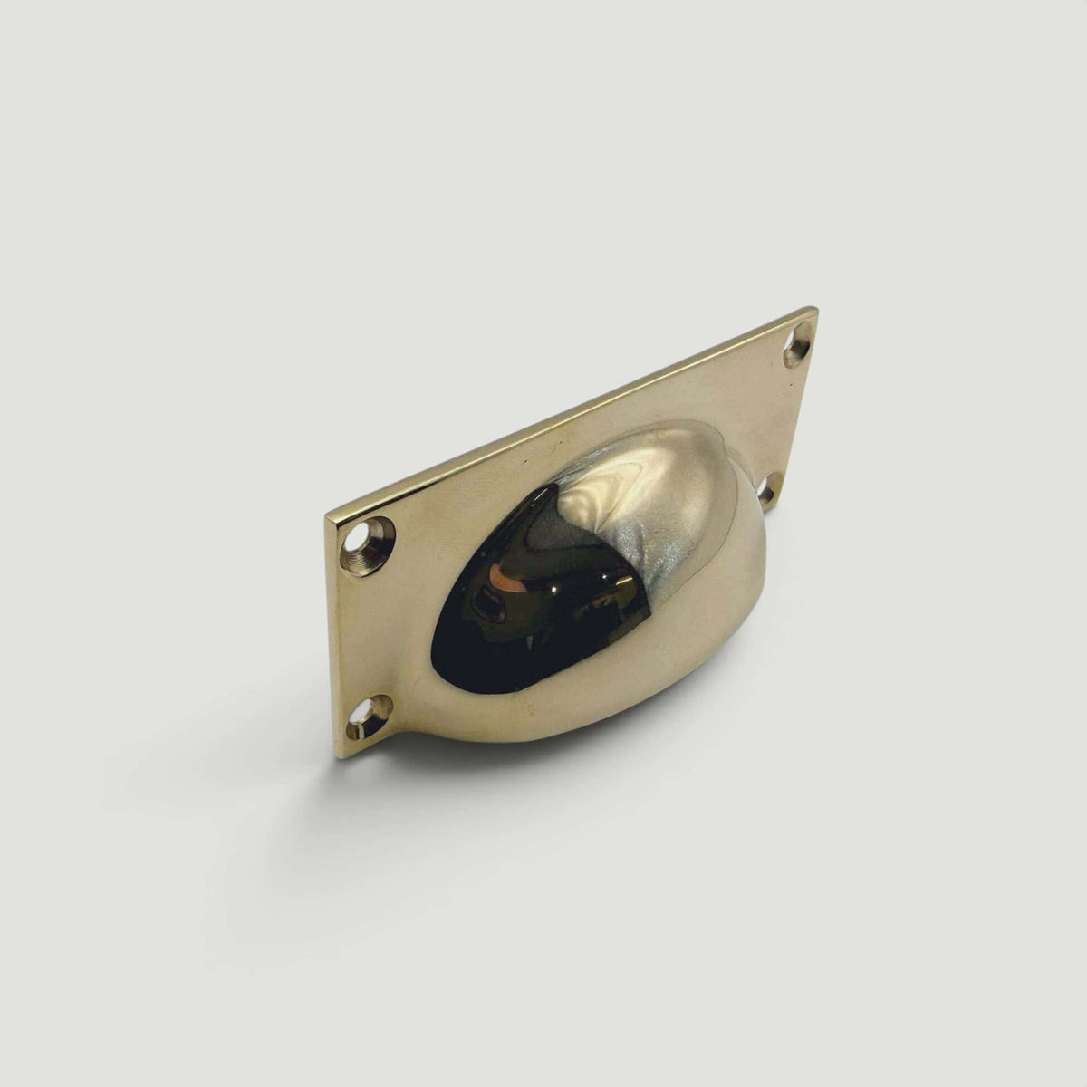 Rectangular Drawer Pull – Polished Brass