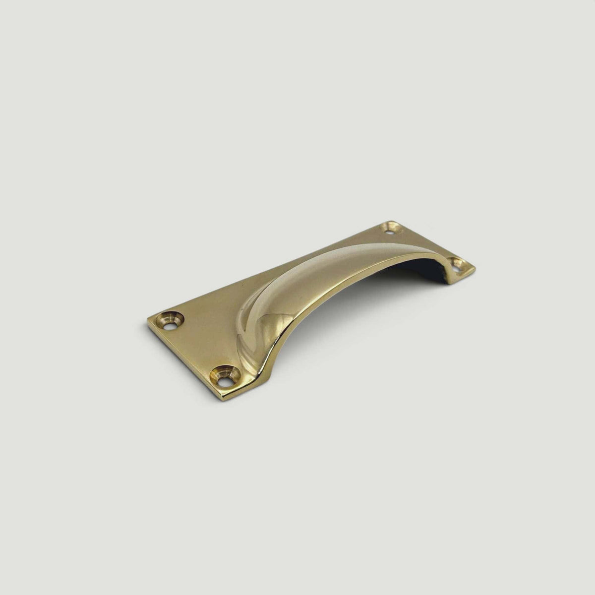 Rectangular Drawer Pull – Polished Brass