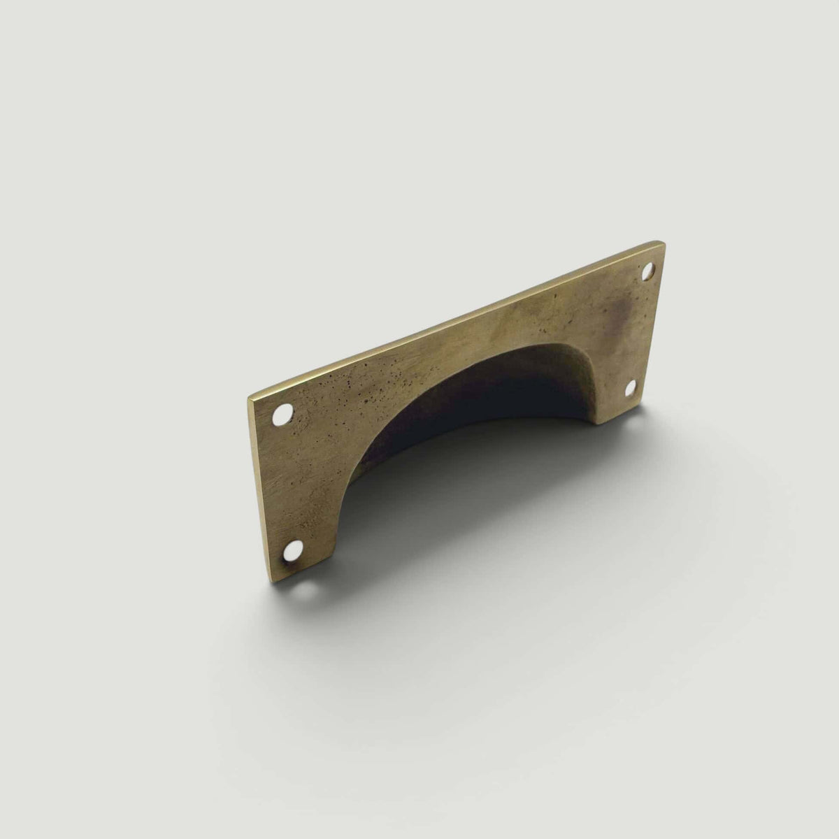 Rectangular Drawer Pull – Polished Brass