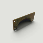 Rectangular Drawer Pull – Aged Brass