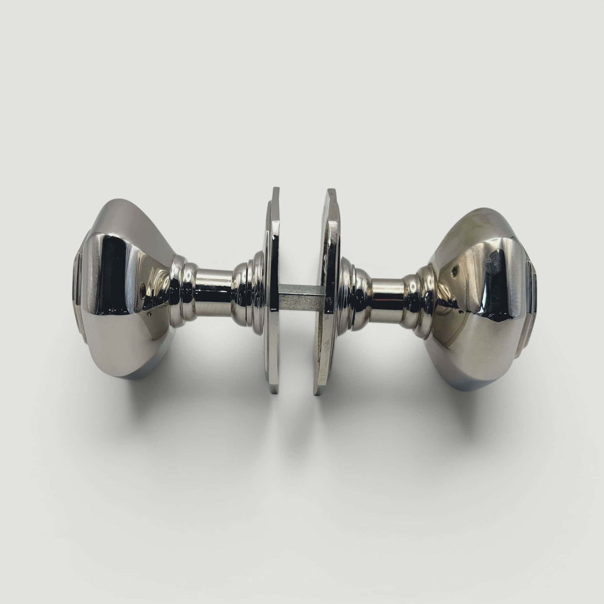 Octagonal Door Knob – Polished Nickel