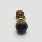 Rosewood Bun Door Knob – Polished Brass